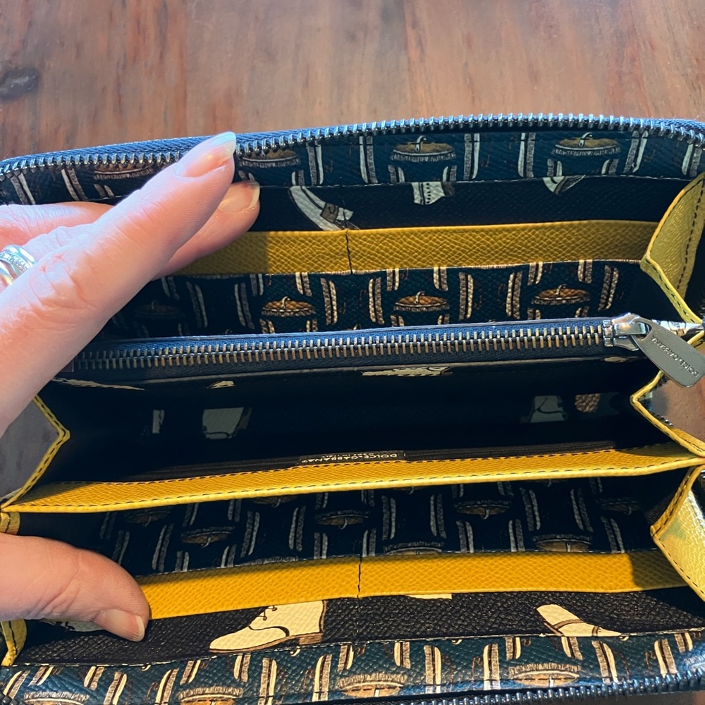 Dolce & Gabbana Limited Edition Yellow and Dark blue Wallet RARE - Picture 4 of 14